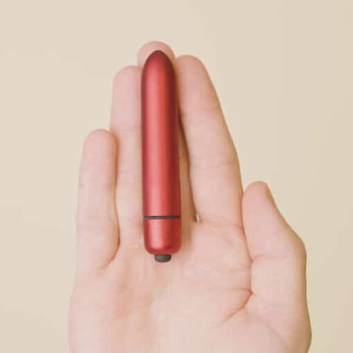 ROCKS- OFF - RO-90 SCARLET VELVET BALA VIBRADORA ROJO - Imagen 4