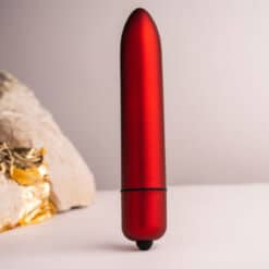 Alternative view of ROCKS- OFF - RO-160 ROUGE ALLURE BALA VIBRADORA ROJO