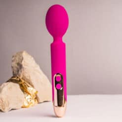 Alternative view of ROCKS- OFF - ORIEL VIBRADOR WAND FLEXIBLE FUCSIA