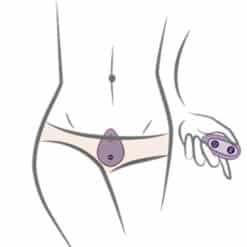 ROCKS- OFF - KNICKERBOCKER GLORY VIBRADOR DISCREET PANTY ROSA - piKanteo | Despierta tu lado más piKante