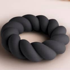 ROCKS- OFF - TWIST ANILLO MASTURBADOR SILICONA NEGRO - piKanteo | Despierta tu lado más piKante