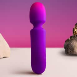 ROCKS- OFF - GLO- GIRL VIBRADOR WAND MINI MORADO - piKanteo | Despierta tu lado más piKante