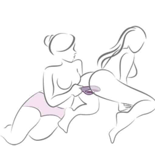 ROCKS- OFF - GLO- GIRL VIBRADOR RABBIT MORADO - Imagen 7