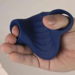 ROCKS- OFF - PALM MASTURBADOR VIBRADOR FLEXIBLE AZUL - piKanteo | Despierta tu lado más piKante