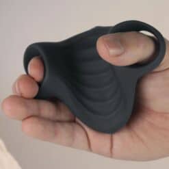 ROCKS- OFF - PALM MASTURBADOR VIBRADOR FLEXIBLE NEGRO - piKanteo | Despierta tu lado más piKante
