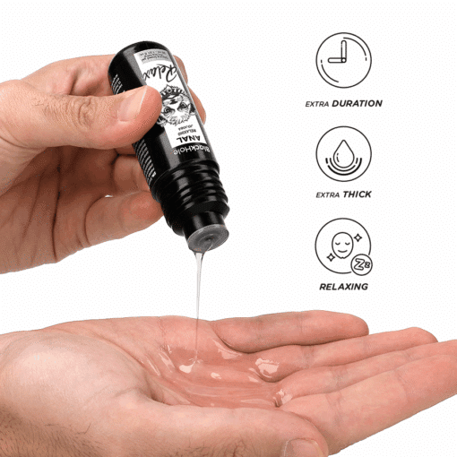 BLACK HOLE -  ANAL RELAXING CON JOJOBA BASE SILICONA 30 ML - Imagen 3