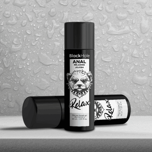 BLACK HOLE -  ANAL RELAXING CON JOJOBA BASE SILICONA 30 ML - Imagen 6