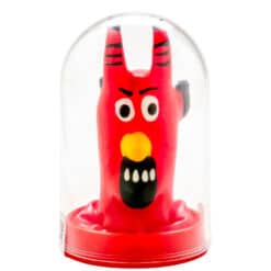 CONDOMERIE - PRESERVATIVO DECORATIVO PINTADO A MANO DIABLO ROJO