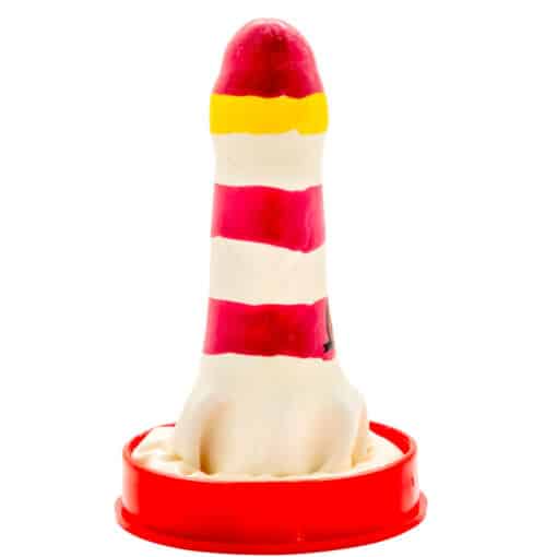 CONDOMERIE - PRESERVATIVO DECORATIVO PINTADO A MANO FARO - Imagen 2