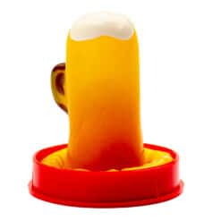 Alternative view of CONDOMERIE - PRESERVATIVO DECORATIVO PINTADO A MANO VASO DE CERVEZA