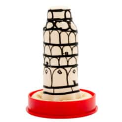 Alternative view of CONDOMERIE - PRESERVATIVO DECORATIVO PINTADO A MANO TORRE DE PISA