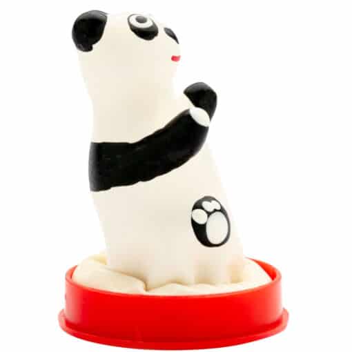CONDOMERIE - PRESERVATIVO DECORATIVO PINTADO A MANO PANDA MODELO 1 - Imagen 2