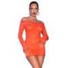 CHILIROSE - CR 4859 MINI VESTIDO NARANJA M - piKanteo | Despierta tu lado más piKante