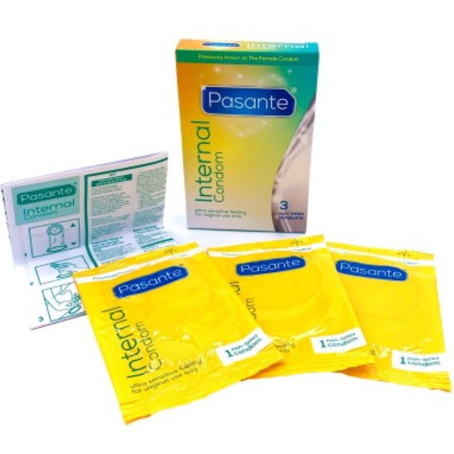 Alternative view of PASANTE - INTERNAL PRESERVATIVO SIN LATEX 3 UNIDADES
