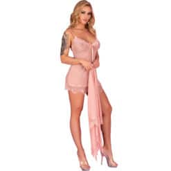 LIVCO CORSETTI FASHION - HYEONA 1710 BABYDOLL + TANGA ROSA M - piKanteo | Despierta tu lado más piKante