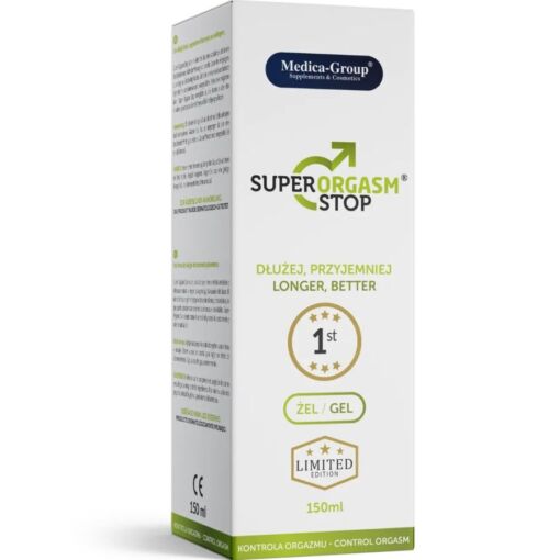 MEDICA GROUP - SÚPER ORGASM STOP GEL ÍNTIMO PARA HOMBRE 150 ML - Imagen 2