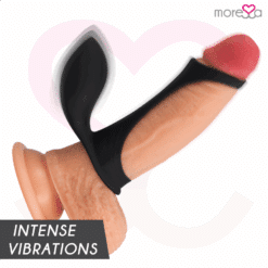 MORESSA - BRANDON POTENTE ANILLO VIBRADOR CON FUNDA DE ENGROSAMIENTO MASCULINO - piKanteo | Despierta tu lado más piKante