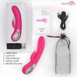 MORESSA - DUSTIN ONDAS ESTIMULADORAS CLITORIAL Y POTENTE VIBRACIÓN PREMIUM SILICONE RECARGABLE - piKanteo | Despierta tu lado más piKante