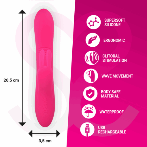 MORESSA - ETHAN EFECTO WAVE MAS POTENTE VIBRACIÓN PREMIUM SILICONE RECARGABLE - Imagen 4