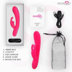 MORESSA - GINO TICKLING VAGINAL PREMIUM SILICONE RECARGABLE - piKanteo | Despierta tu lado más piKante