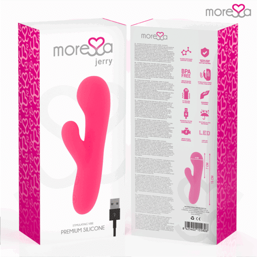MORESSA - JERRY CLIP VIBRADOR PUNTO G Y CLITORIS PREMIUM SILICONE RECARGABLE - Imagen 7
