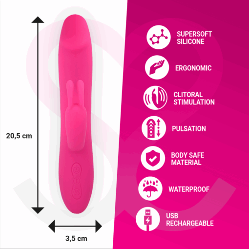 MORESSA - MOLLY IMPULSOR UP&DOWN Y POTENTE VIBRACIÓN PREMIUM SILICONE RECARGABLE - Imagen 4