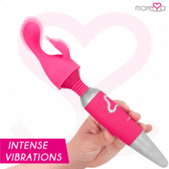 MORESSA - ODILON WAND POTENTE MOTOR MAS DOS CABEZALES PREMIUM SILICONE RECARGABLE - piKanteo | Despierta tu lado más piKante