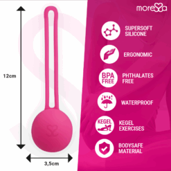 MORESSA - OSIAN ONE ENTRENAMIENTO SUELO PELVICO 51gr PREMIUM SILICONA ROSA - piKanteo | Despierta tu lado más piKante