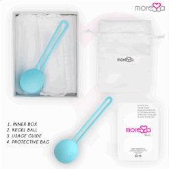 MORESSA - OSIAN ONE ENTRENAMIENTO SUELO PELVICO 51gr PREMIUM SILICONA TURQUESA - piKanteo | Despierta tu lado más piKante