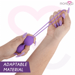 MORESSA - OSIAN THREE ENTRENAMIENTO SUELO PELVICO 85 gr PREMIUM SILICONA LILA - piKanteo | Despierta tu lado más piKante