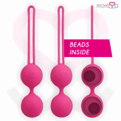 MORESSA - OSIAN THREE ENTRENAMIENTO SUELO PELVICO 85 gr PREMIUM SILICONA ROSA - piKanteo | Despierta tu lado más piKante