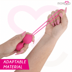 MORESSA - OSIAN THREE ENTRENAMIENTO SUELO PELVICO 85 gr PREMIUM SILICONA ROSA - piKanteo | Despierta tu lado más piKante