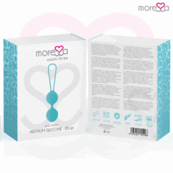 MORESSA - OSIAN THREE ENTRENAMIENTO SUELO PELVICO 85 gr PREMIUM SILICONA TURQUESA - piKanteo | Despierta tu lado más piKante