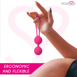 MORESSA - OSIAN TWO ENTRENAMIENTO SUELO PELVICO 101gr PREMIUM SILICONA ROSA - piKanteo | Despierta tu lado más piKante