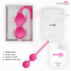 MORESSA - OSIAN TWO ENTRENAMIENTO SUELO PELVICO 101gr PREMIUM SILICONA ROSA - piKanteo | Despierta tu lado más piKante