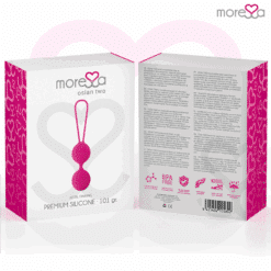 MORESSA - OSIAN TWO ENTRENAMIENTO SUELO PELVICO 101gr PREMIUM SILICONA ROSA - piKanteo | Despierta tu lado más piKante