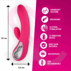 MORESSA - TROY MASAJEADOR PUNTO G Y CLITORIS PREMIUM SILICONE RECARGABLE - piKanteo | Despierta tu lado más piKante