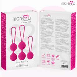 MORESSA - OSIAN SET PREMIUM SILICONA ROSA (Osian One - 51 g | Osian Two - 101 g | Osian Three 85 g) - piKanteo | Despierta tu lado más piKante