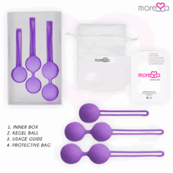 MORESSA - OSIAN SET Osian One; 51 Gr / Osian Two; 101 Gr / Osian Three 85 gr PREMIUM SILICONA LILA - piKanteo | Despierta tu lado más piKante