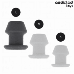 ADDICTED TOYS - PLUG ANAL HUECO EXTREM SILICONA TALLA L 10,4 CM - piKanteo | Despierta tu lado más piKante