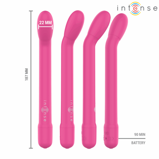 INTENSE - ESTIMULADOR PUNTO-G ROSA RECARGABLE - Imagen 3