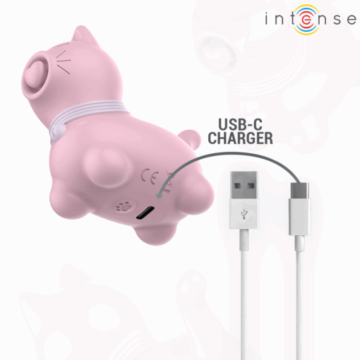 INTENSE - MARIE ESTIMULADOR CON LENGUA EFECTO PULSACIÓN ROSA - Imagen 6