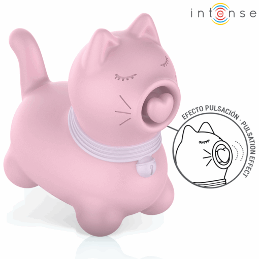 INTENSE - MARIE ESTIMULADOR CON LENGUA EFECTO PULSACIÓN ROSA - Imagen 3