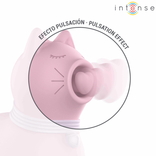 INTENSE - MARIE ESTIMULADOR CON LENGUA EFECTO PULSACIÓN ROSA - Imagen 5