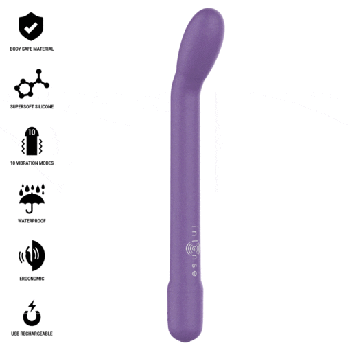 INTENSE - ESTIMULADOR PUNTO-G MORADO RECARGABLE - Imagen 2