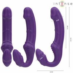 INTENSE - JILL VIBRADOR DOBLE 20 CM VIOLETA CONTROL REMOTO - piKanteo | Despierta tu lado más piKante
