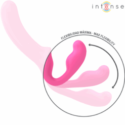 INTENSE - AMY VIBRADOR DOBLE 20 CM ROSA CONTROL REMOTO - piKanteo | Despierta tu lado más piKante
