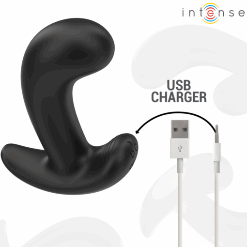 INTENSE - CHANDLER PLUG ANAL 10 VIBRACIONES NEGRO CONTROL REMOTO - Imagen 6