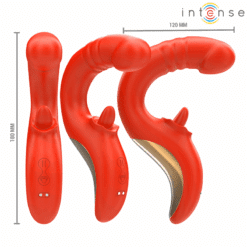INTENSE - PAULINA VIBRADOR & ESTIMULADOR EN FORMA DE U ROJO - piKanteo | Despierta tu lado más piKante
