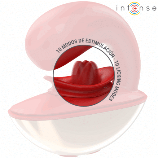 INTENSE - MARIAH VIBRADOR & ESTIMULADOR EN FORMA DE U 10 VIBRACIONES ROJO - Imagen 6